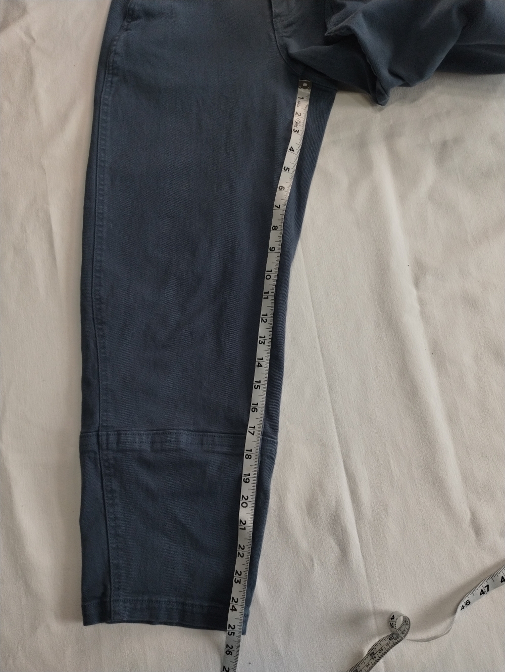 Everlane Women's Slate Blue Chinos Size (2) - Picture 4 of 11